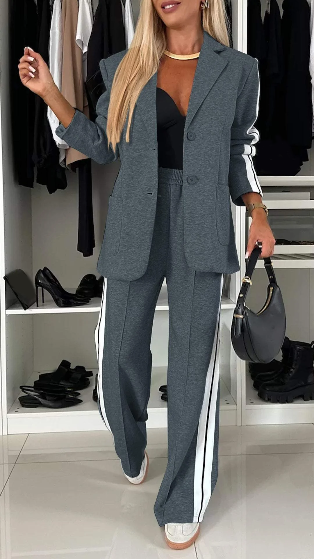 Pulini™ | Casual damset med långa ärmar