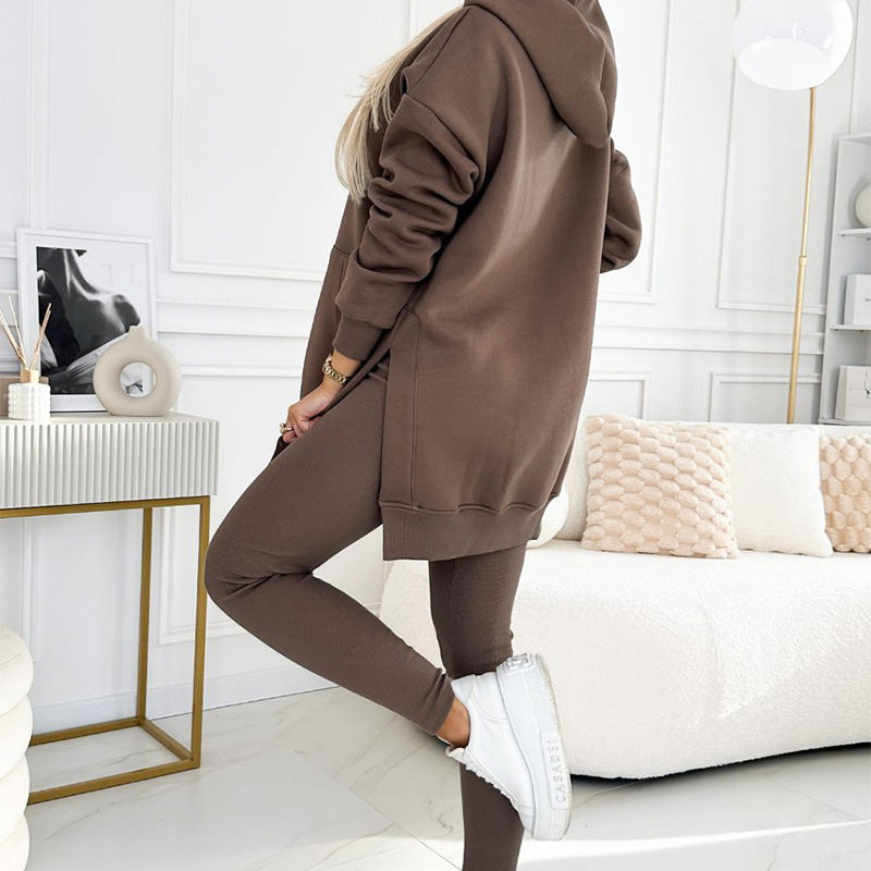Linnea™ | Avslappnad och bekväm sweatset med huva