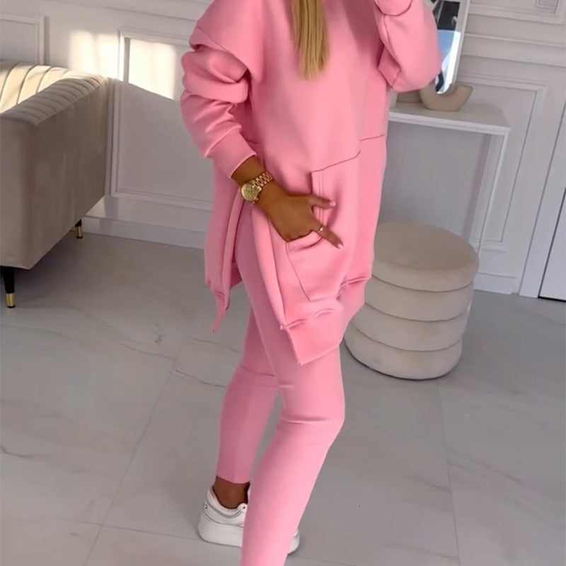Linnea™ | Avslappnad och bekväm sweatset med huva
