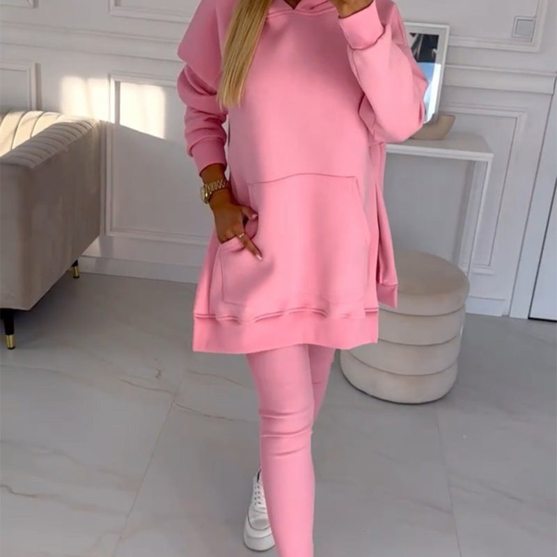 Linnea™ | Avslappnad och bekväm sweatset med huva