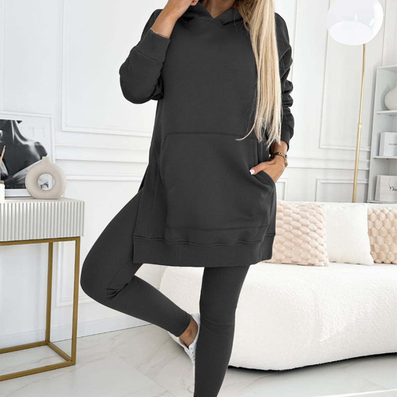 Linnea™ | Avslappnad och bekväm sweatset med huva