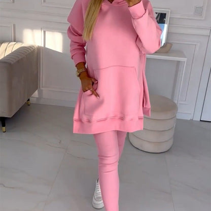 Linnea™ | Avslappnad och bekväm sweatset med huva