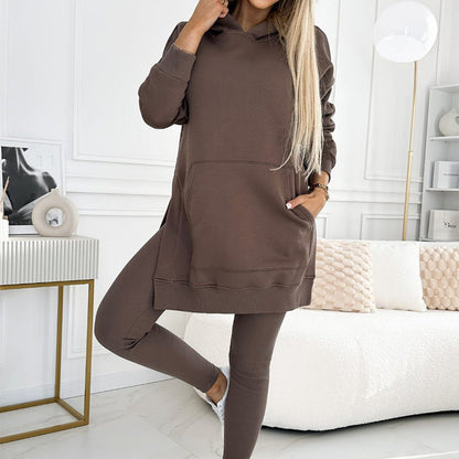 Linnea™ | Avslappnad och bekväm sweatset med huva